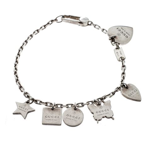 gucci charm barboncino|gucci charm bracelet in silver.